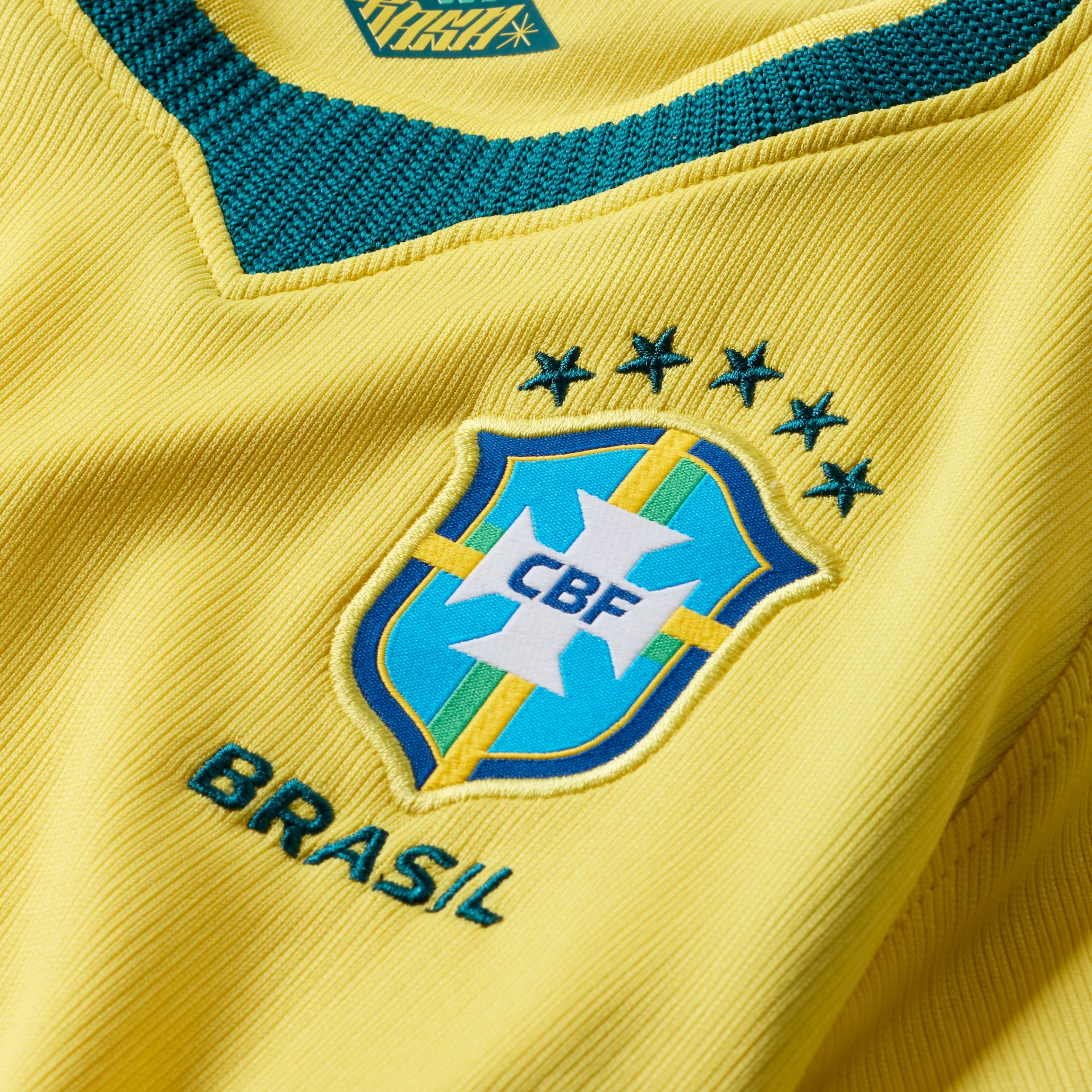 Camisa Infantil Brasil 2026 · Titular — Amarela — foto 4