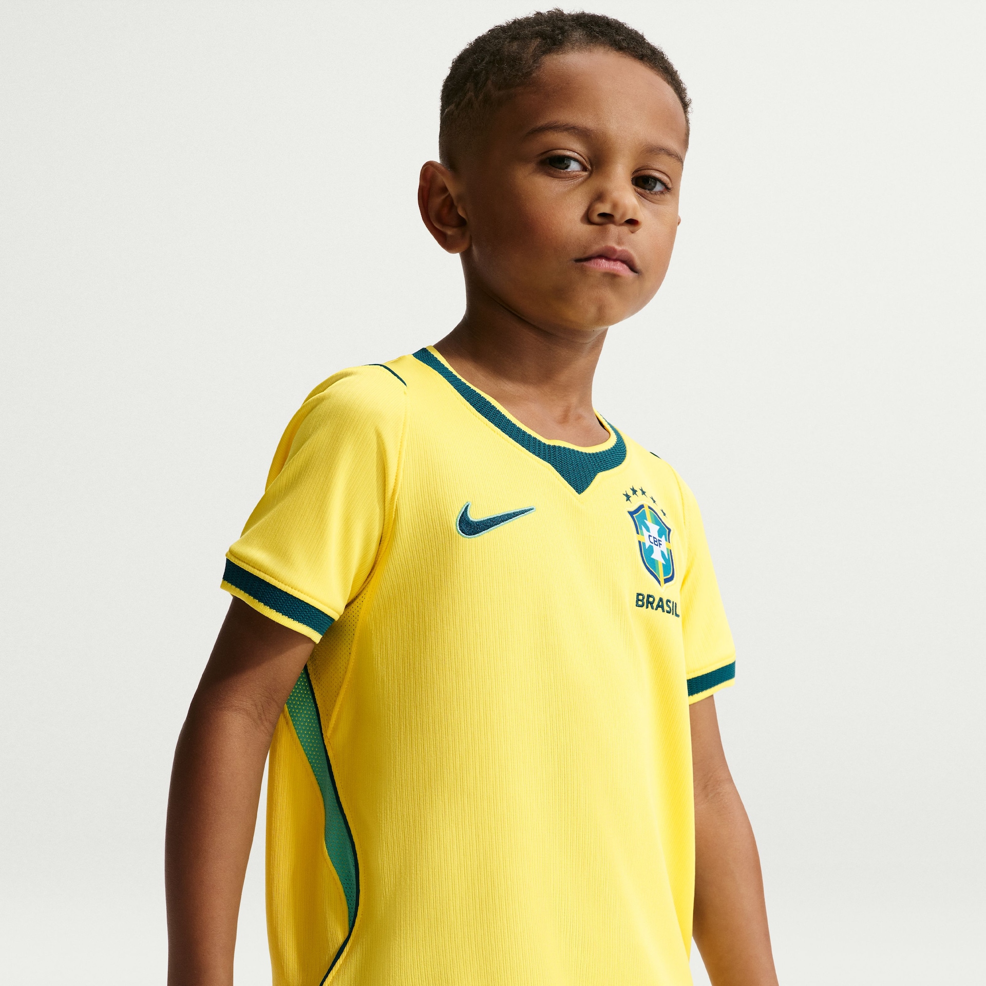 Camisa Infantil Brasil 2026 · Titular — Amarela — foto 6
