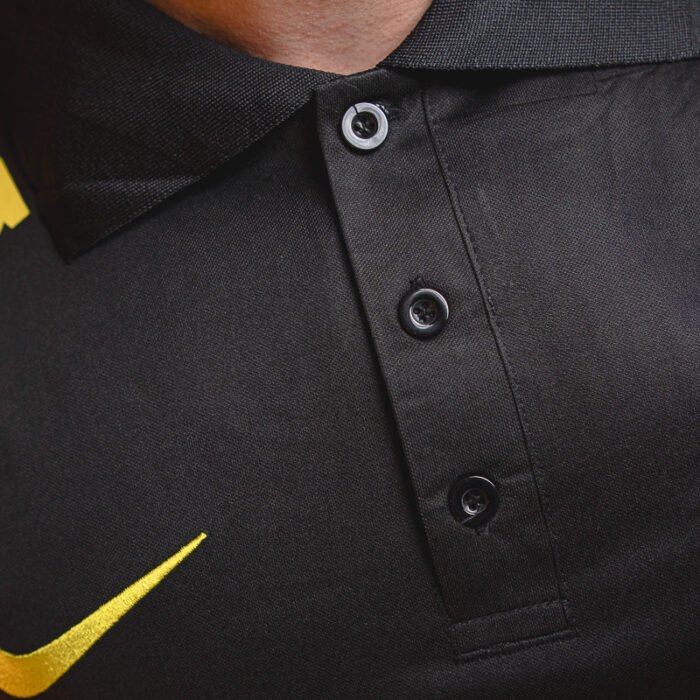 Camisa Pré-Jogo Brasil 2026 - Gola Polo Itaú Guaraná - Preta — foto 4