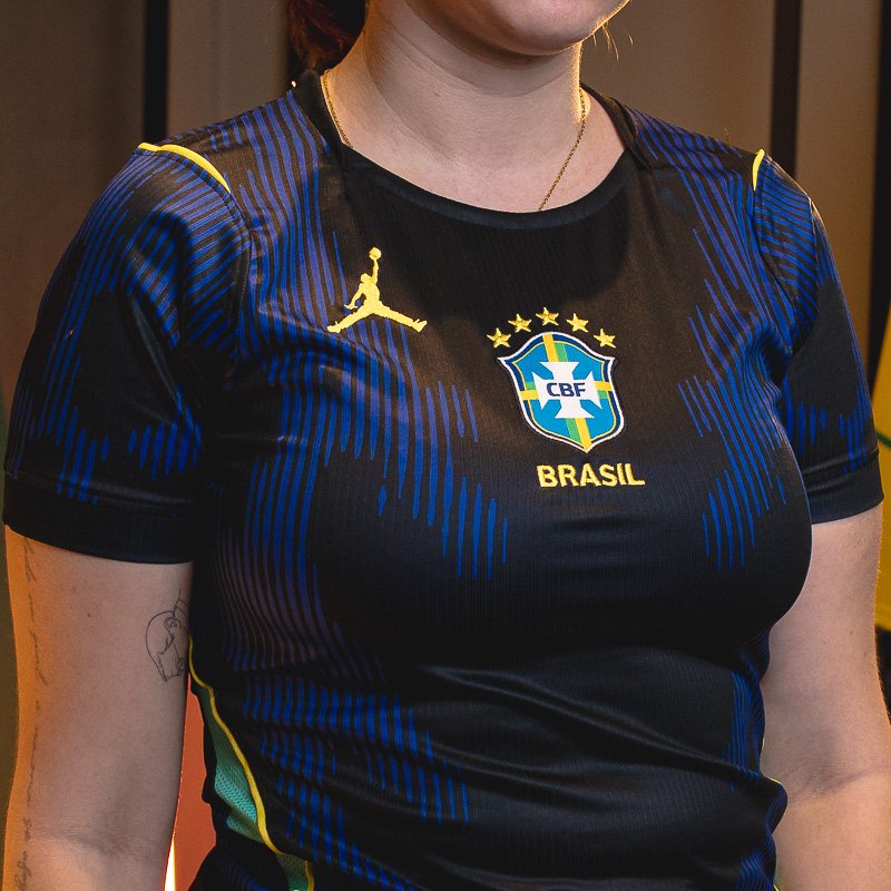 Brasil 2026 — Reserva · Feminina · Torcedor — Azul — foto 5