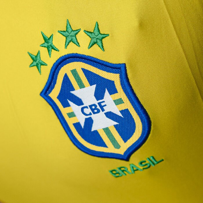 Camisa Titular Brasil 2002 - Retrô Amarela — foto 2